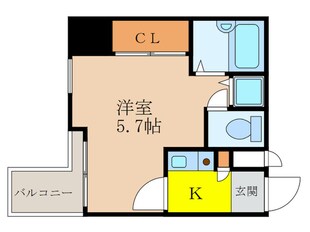 ｼﾃｨｰﾗｲﾌﾃﾞｨﾅｽﾃｨ新大阪の物件間取画像